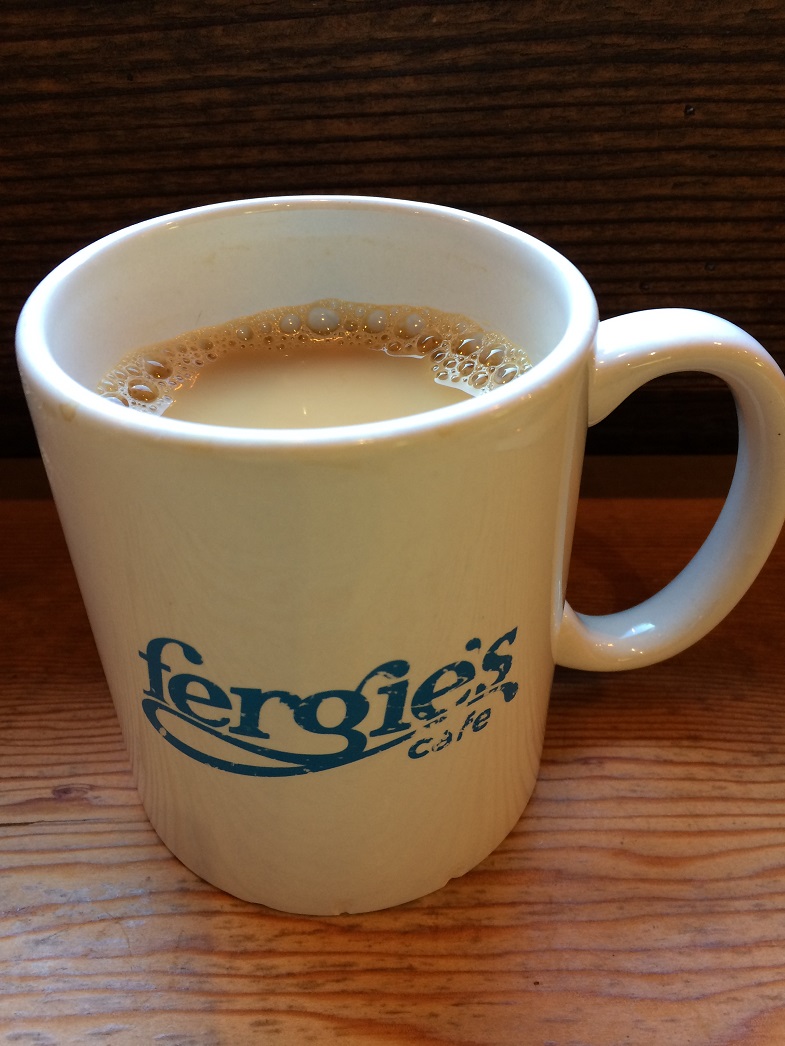 Fergies cup of coffee